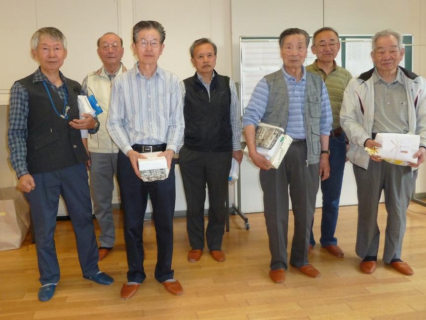 恵み野囲碁同好会 2019年6月定例大会表彰者